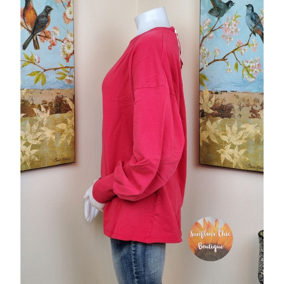 [NEW] Caslon Back Lace-Up Sweatshirt - Picture 8 of 14